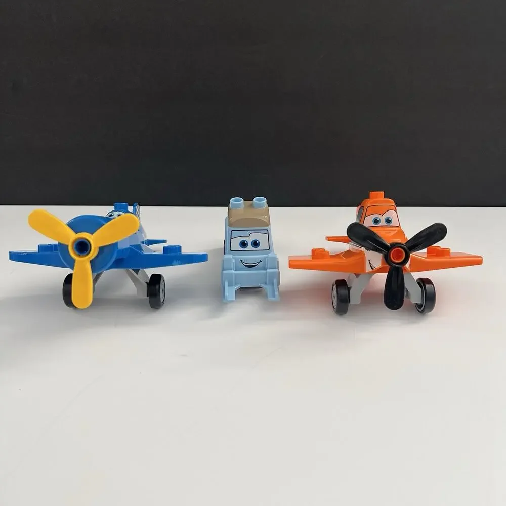 LEGO Duplo Planes Skipper's Flight School 10511 Complete Dusty Sparky Toy Set